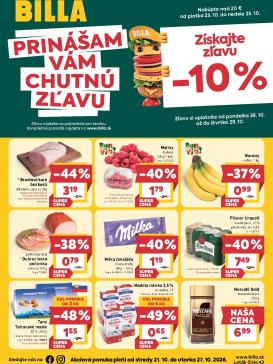 billa - Nový Billa leták od stredy, 21.10.2026 do utorka, 27.10.2026
