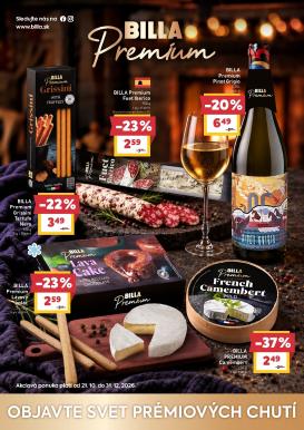 billa - Nový Billa - Katalóg BILLA Premium leták od stredy, 21.10.2026 do štvrtka, 31.12.2026