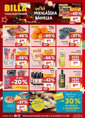 billa - Leták Billa platný od 03.12. do 09.12.