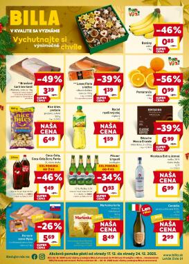 billa - Leták Billa platný od 17.12. do 24.12.