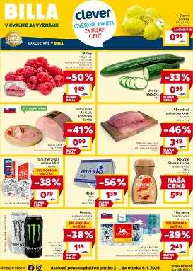 billa - Leták Billa platný od 02.01. do 06.01.
