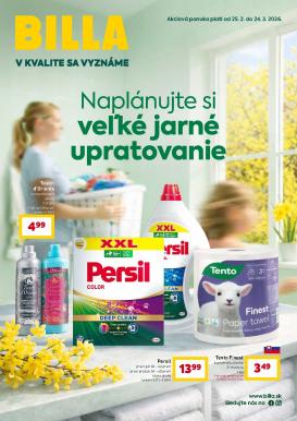 billa - Leták Billa - Jarné upratovanie platný od 25.02.2026 do 24.03.2026