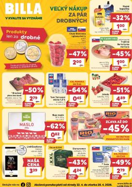 billa - Aktuálny leták Billa od stredy, 22.04.2026 do utorka, 28.04.2026