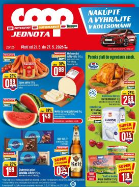coop-jednota - Nový COOP Jednota leták od štvrtka, 21.05.2026 do stredy, 27.05.2026