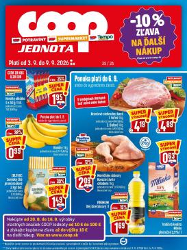 coop-jednota - Nový COOP Jednota leták od štvrtka, 03.09.2026 do stredy, 09.09.2026