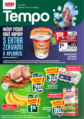 coop-jednota - Nový COOP Jednota - Tempo leták od štvrtka, 01.10.2026 do stredy, 07.10.2026