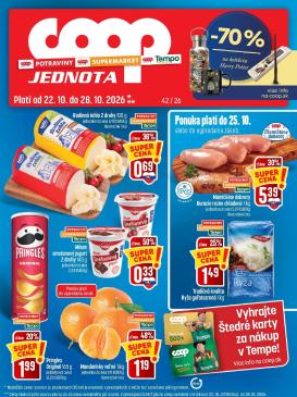 coop-jednota - Nový COOP Jednota leták od štvrtka, 22.10.2026 do stredy, 28.10.2026