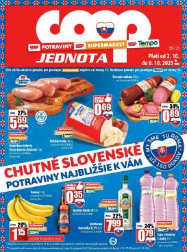 coop-jednota - Leták COOP Jednota platný od 02.10. do 08.10.
