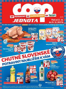 coop-jednota - Leták COOP Jednota platný od 23.10. do 29.10.