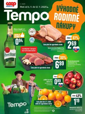 coop-jednota - Leták COOP Jednota - Tempo platný od 06.11. do 12.11.