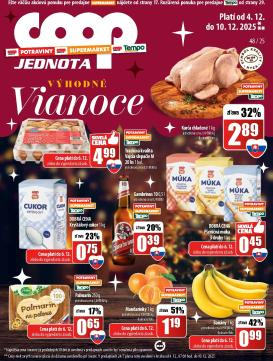 coop-jednota - Leták COOP Jednota platný od 04.12. do 10.12.