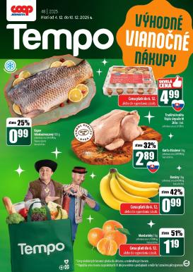 coop-jednota - Leták COOP Jednota - Tempo platný od 04.12. do 10.12.