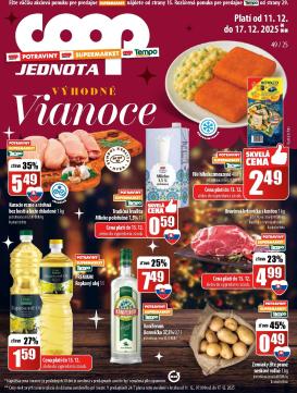 coop-jednota - Leták COOP Jednota - Tempo platný od 11.12. do 17.12.