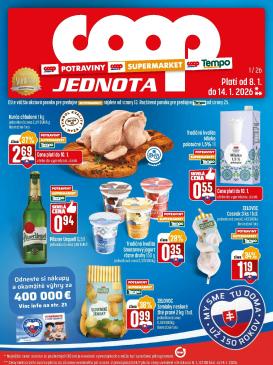 coop-jednota - Leták COOP Jednota - Tempo platný od 08.01. do 14.01.