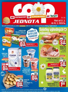 coop-jednota - Leták COOP Jednota platný od 12.03.2026 do 18.03.2026