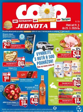 coop-jednota - Leták COOP Jednota - Tempo platný od 19.03.2026 do 25.03.2026