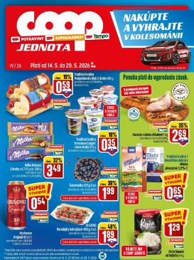 coop-jednota - Nový leták COOP Jednota od štvrtka, 14.05.2026 do stredy, 20.05.2026