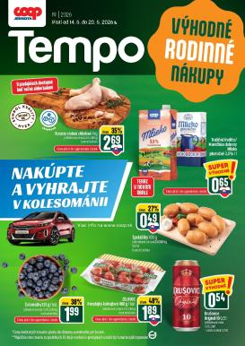 coop-jednota - Nový leták COOP Jednota - Tempo od štvrtka, 14.05.2026 do stredy, 20.05.2026