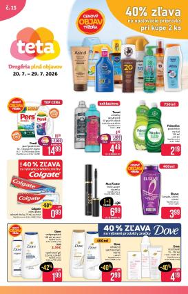 teta-drogerie - Nový Teta drogerie leták od pondelka, 20.07.2026 do stredy, 29.07.2026