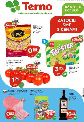 terno - Nový Terno leták od štvrtka, 04.06.2026 do stredy, 10.06.2026