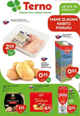 terno - Leták Terno platný od 29.01. do 04.02.