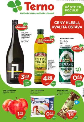terno - Nový leták Terno platný od štvrtka, 16.04.2026 do stredy, 22.04.2026