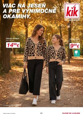 kik - Nový Kik leták od pondelka, 14.09.2026 do nedele, 04.10.2026