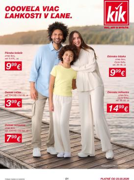 kik - Leták Kik platný od 23.03.2026 do 19.04.2026