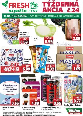 fresh - Nový Fresh Plus leták od štvrtka, 11.06.2026 do stredy, 17.06.2026