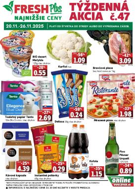 fresh - Leták Fresh Plus platný od 20.11. do 26.11.