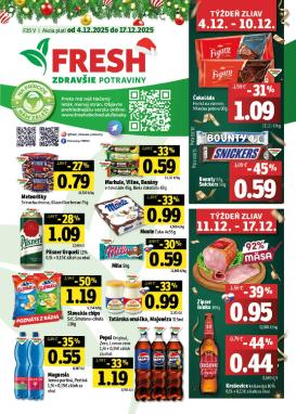 fresh - Leták Fresh - Východné Slovensko platný od 04.12. do 17.12.