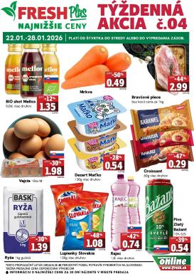 fresh - Leták Fresh Plus platný od 22.01. do 28.01.