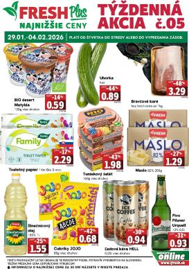 fresh - Leták Fresh Plus platný od 29.01. do 04.02.