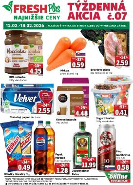 fresh - Leták Fresh Plus platný od 12.02.2026 do 18.02.2026