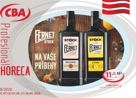 cba - Nový CBA - Horeca & Gastro Veľkoobchod leták od utorka, 01.09.2026 do stredy, 30.09.2026