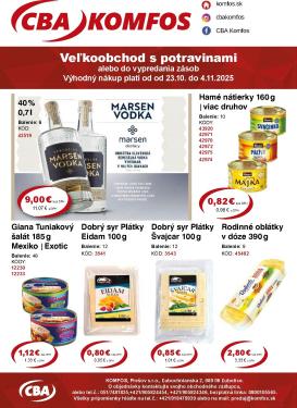 cba - Leták CBA - Veľkoobchod platný od 23.10. do 04.11.