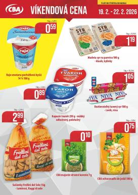 cba - Leták CBA - Víkendová cena platný od 19.02.2026 do 22.02.2026