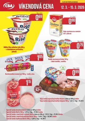 cba - Leták CBA - Víkendová cena platný od 12.03.2026 do 15.03.2026