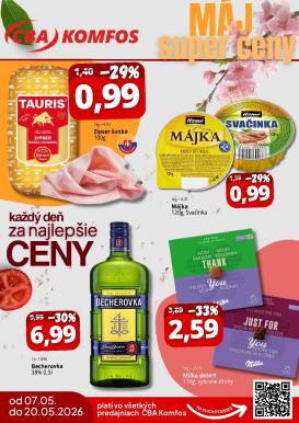 cba - Nový leták CBA - Super ceny od štvrtka, 07.05.2026 do stredy, 20.05.2026