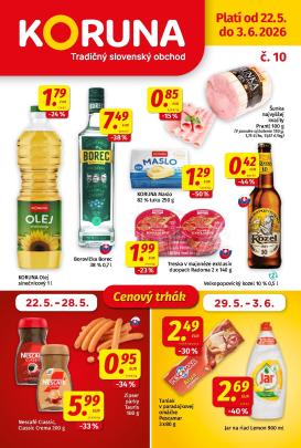 koruna - Nový Koruna leták od piatku, 22.05.2026 do stredy, 03.06.2026