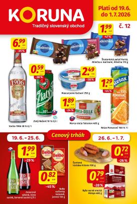 koruna - Nový Koruna leták od piatku, 19.06.2026 do stredy, 01.07.2026