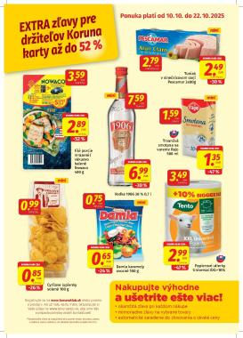 koruna - Leták Koruna - Klub Plagát platný od 10.10. do 22.10.