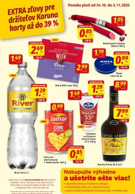 koruna - Leták Koruna - Klub Plagát platný od 24.10. do 05.11.