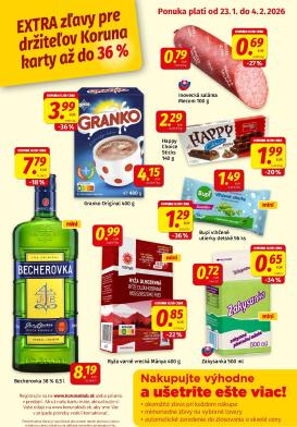 koruna - Leták Koruna - Klub platný od 23.01. do 04.02.