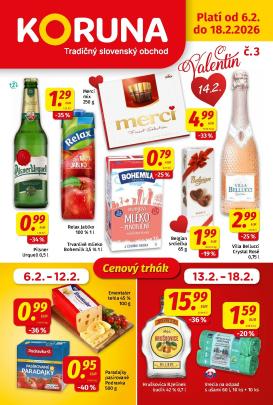koruna - Leták Koruna platný od 06.02.2026 do 18.02.2026