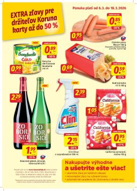 koruna - Leták Koruna - Klub platný od 06.03.2026 do 18.03.2026