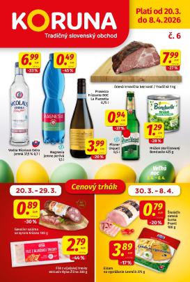 koruna - Leták Koruna platný od 20.03.2026 do 08.04.2026