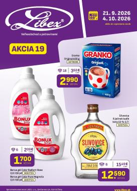 libex - Nový Libex leták od pondelka, 21.09.2026 do nedele, 04.10.2026