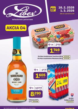 libex - Leták Libex platný od 16.02.2026 do 01.03.2026