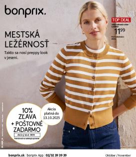 bonprix - Leták Bonprix - Mestská ležérnosť platný od 23.10. do 18.11.